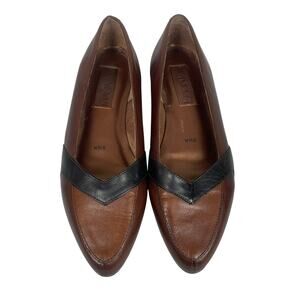 Ipanema Vintage Brown & Black Leather Flats - Women’s Size 8.5